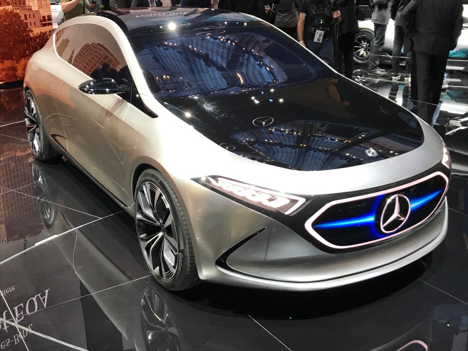 The EQA Concept launched Mercedes’ new electric brand