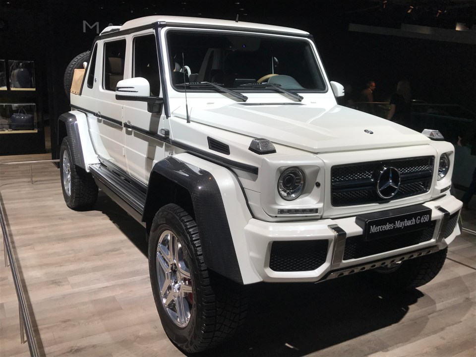 Going off-road? How about this luxury Maybach version of the G-Class