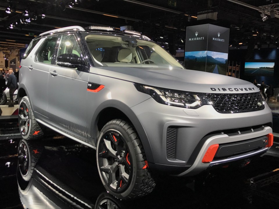 The Land Rover Discovery SVX is the most extreme model from the British maker