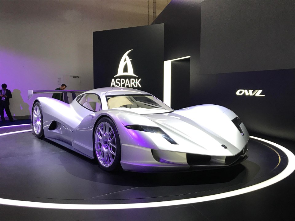 Aspark Owl is a Japanese supercar that will do 0-60 in two seconds