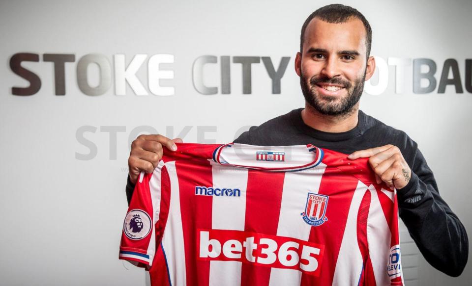  Jese Rodriguez has moved to Stoke on a season-long loan deal