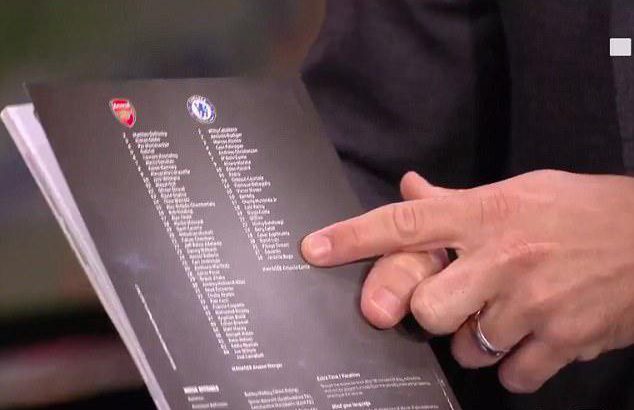  Lampard points out how small Chelsea squad is in BT Sport studio