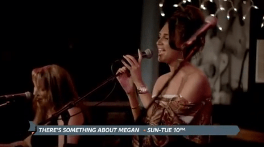  Megan seen performing on stage at a bar in Nashville