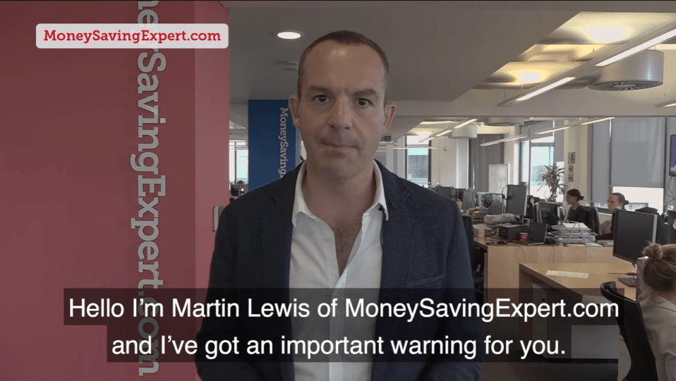  The money saving expert warned his readers against websites that are using his name and picture