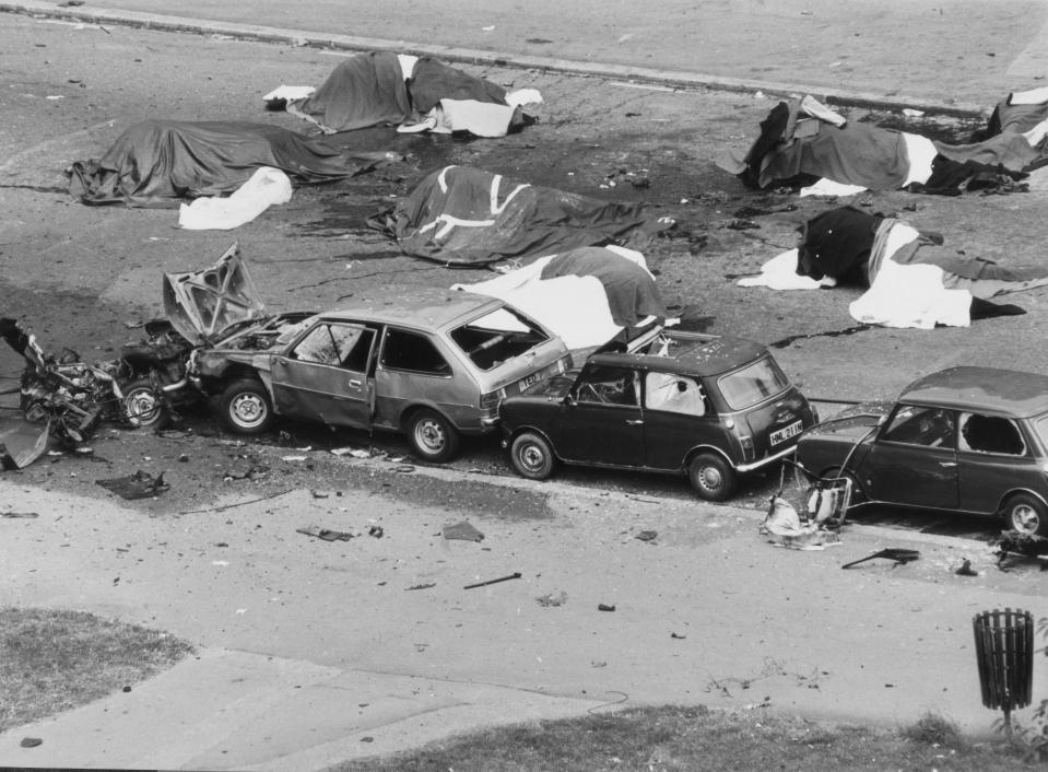 The 1982 bombing killed four soldiers and seven cavalry horses