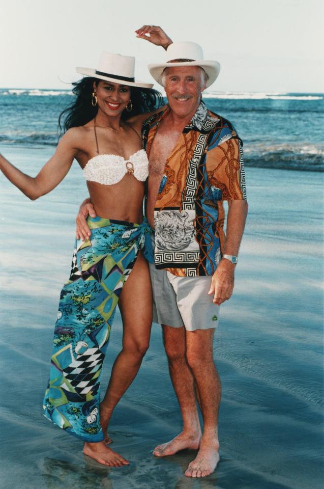  Life is beachy . . . Wilnella and Bruce in 1995