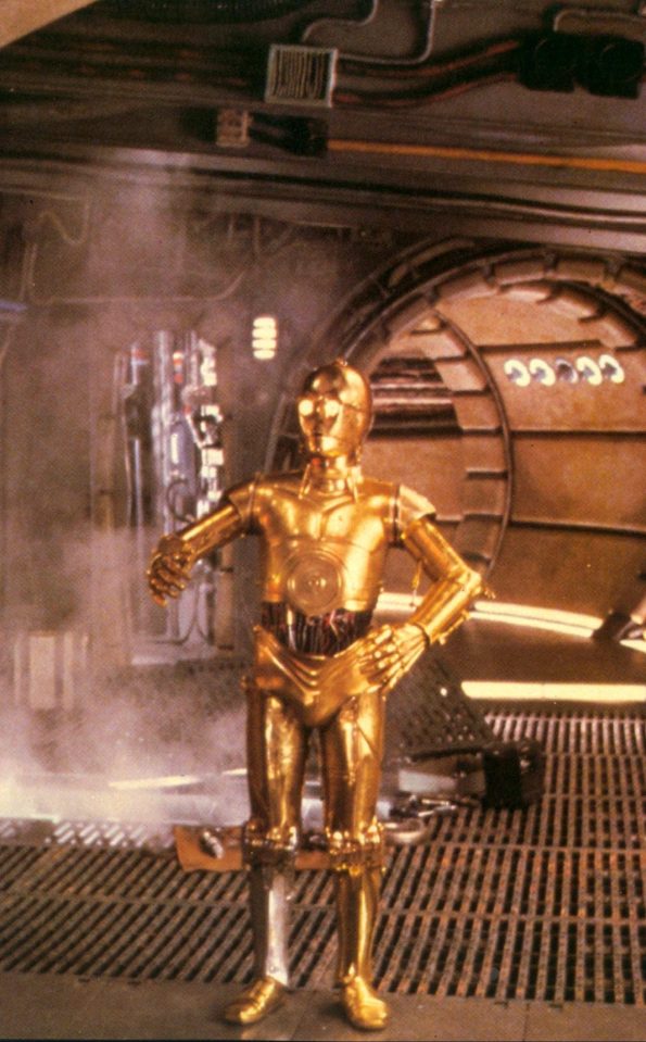  Anthony Daniels played the Star Wars character in the films