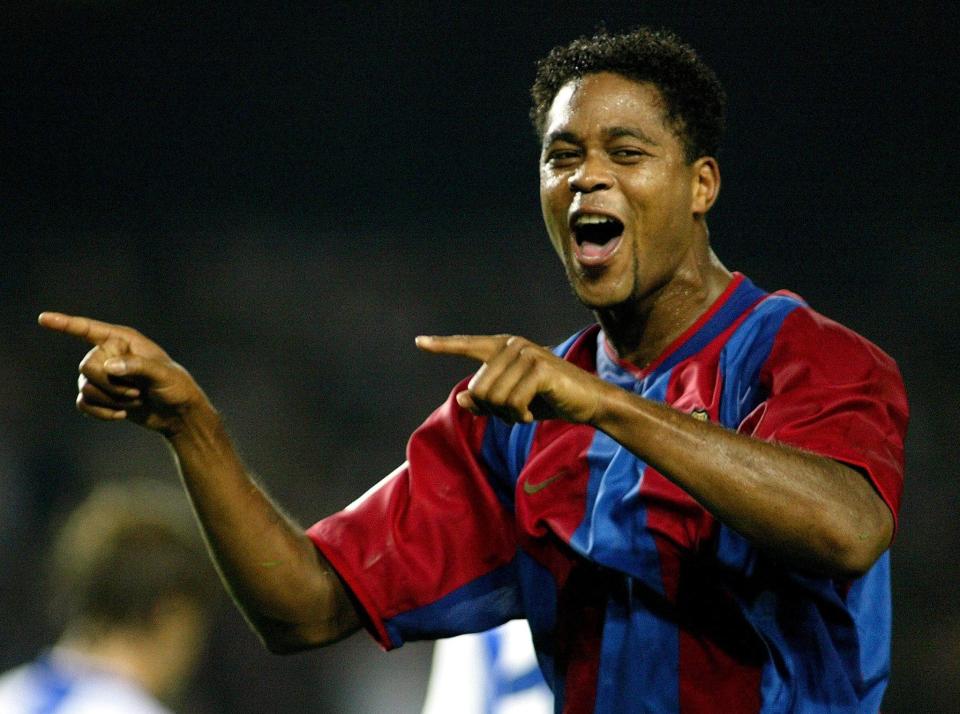  Patrick Kluivert is a Barcelona legend