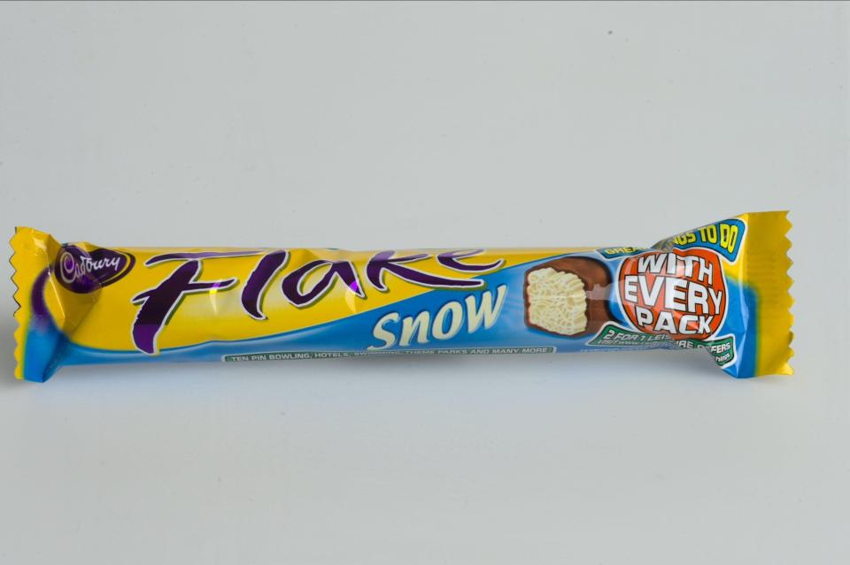  Even after being rebranded to Flake Snow, this chocolate was binned