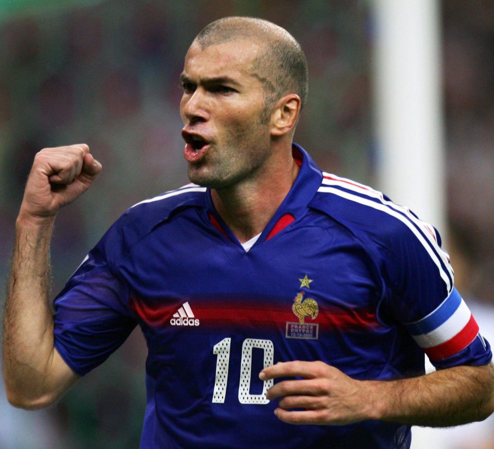  Zinedine Zidane would surely have suited the Man Utd style of elegant passing