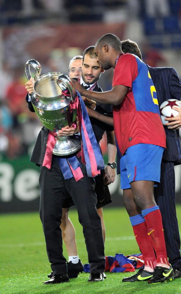  Yaya Toure and Pep Guardiola won Champions League together in 2009