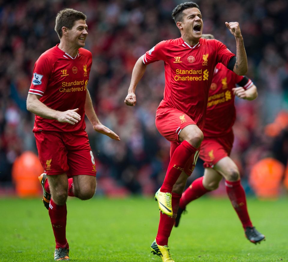  Steven Gerrard knows Coutinho will be a huge miss if he leaves Liverpool