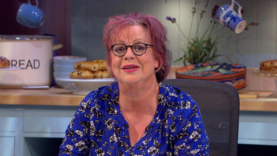  Presenter Jo Brand will once again be at the helm of The Great British Bake Off: An Extra Slice