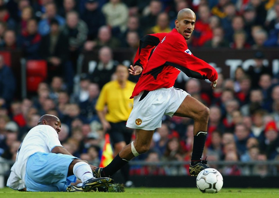  Argentina star Juan Veron often looked laboured in the Man Utd midfield