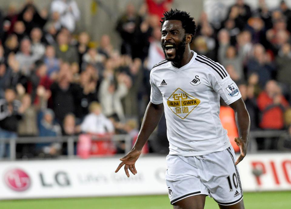  Wilfried Bony is heading back to Swansea after an impressive first spell