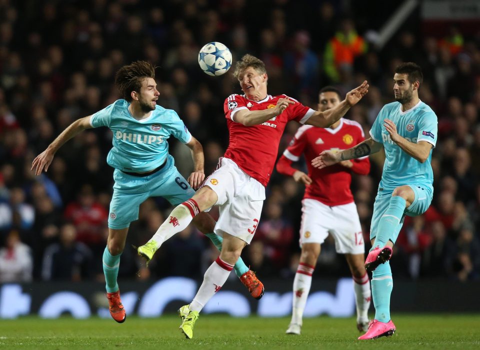  Propper in action against Manchester United in 2015