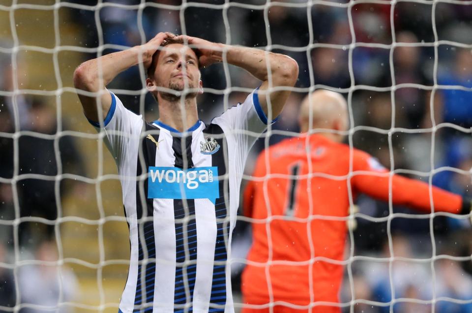  Siem De Jong failed to make an impression in his stop-start stint at Newcastle