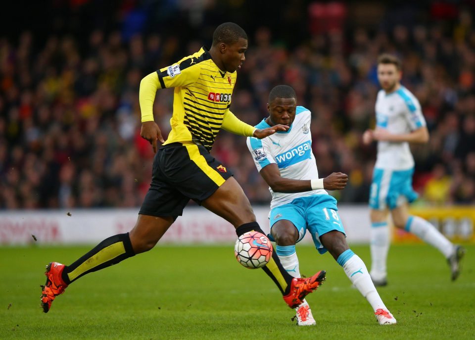  Obbi Oulare will continue his time away from Watford at Standard Liege