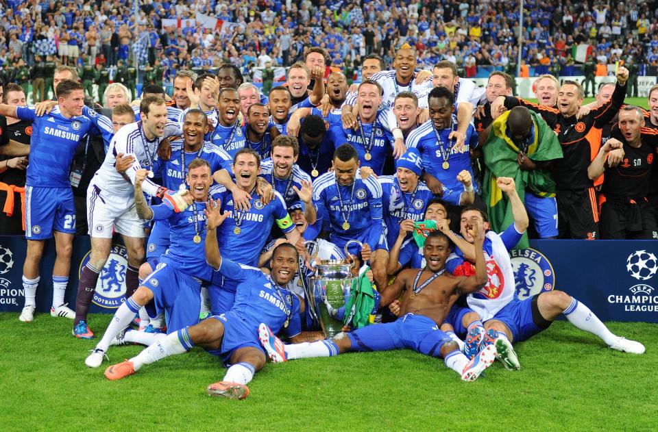  Several of Chelsea's 2012 Champions League winners are still in Premier League