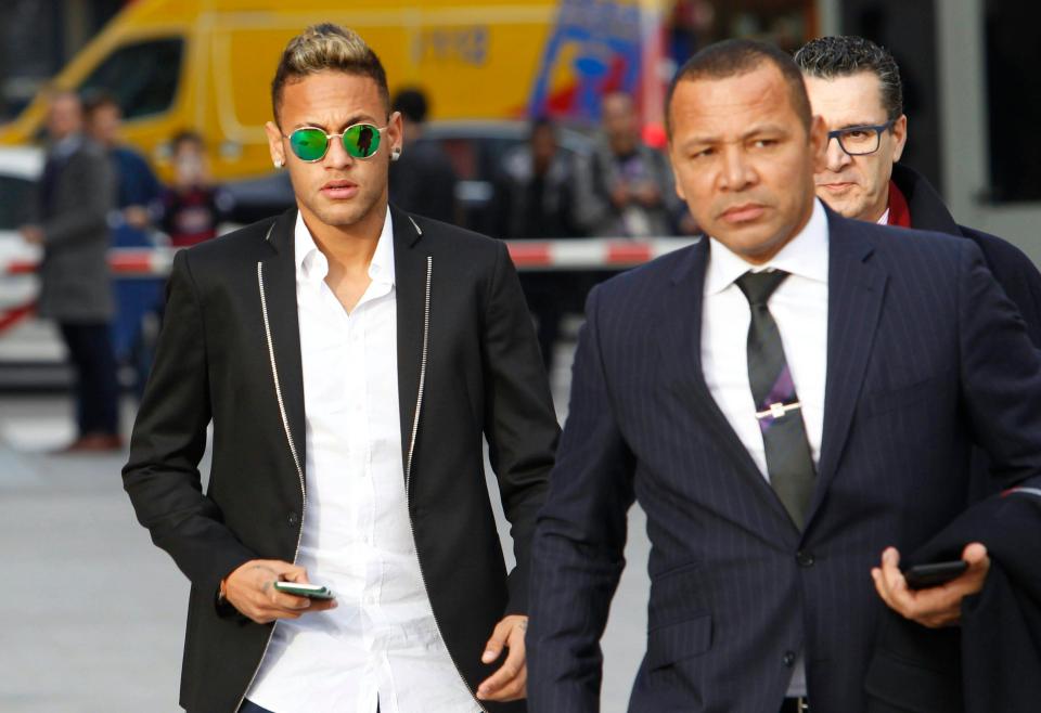  Neymar Santos Snr is both father and agent to the football star, but the deal from Santos to Barcelona sparked incredible controversy