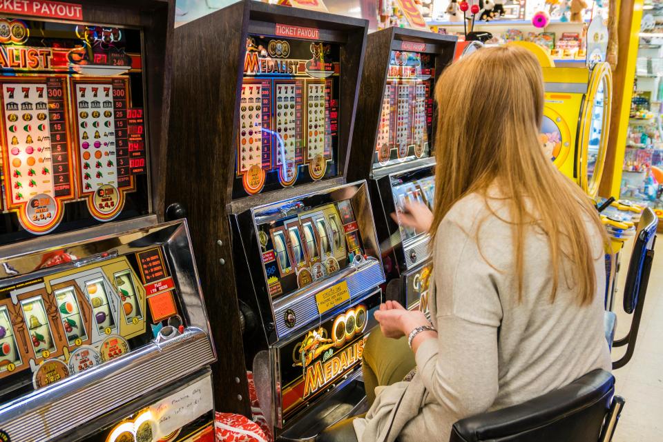  Nearly 35 per cent of people have a worrying habit of gambling on slot machines