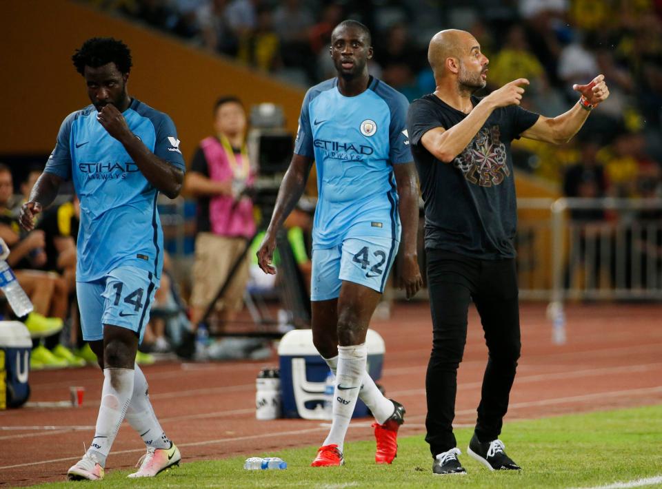  Pep Guardiola is not a fan of the striker and will let him leave on the cheap