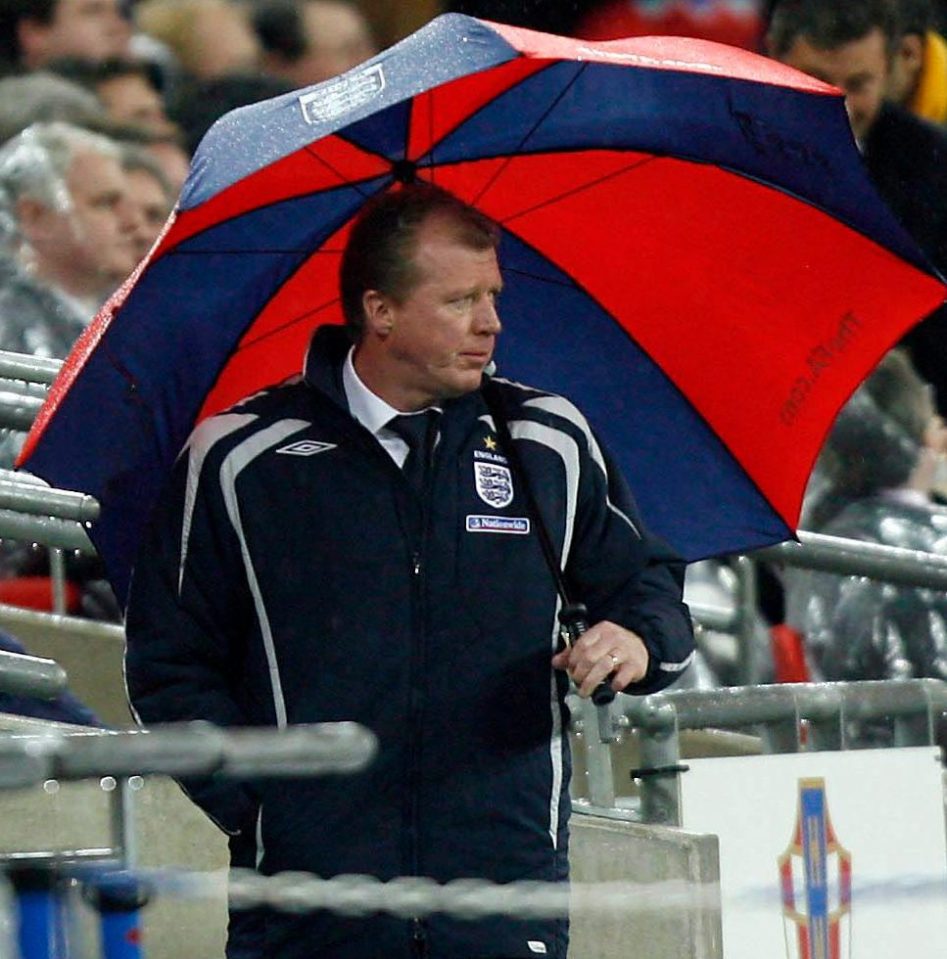  McClaren was sacked by England after failing to make the Euro 2008 finals