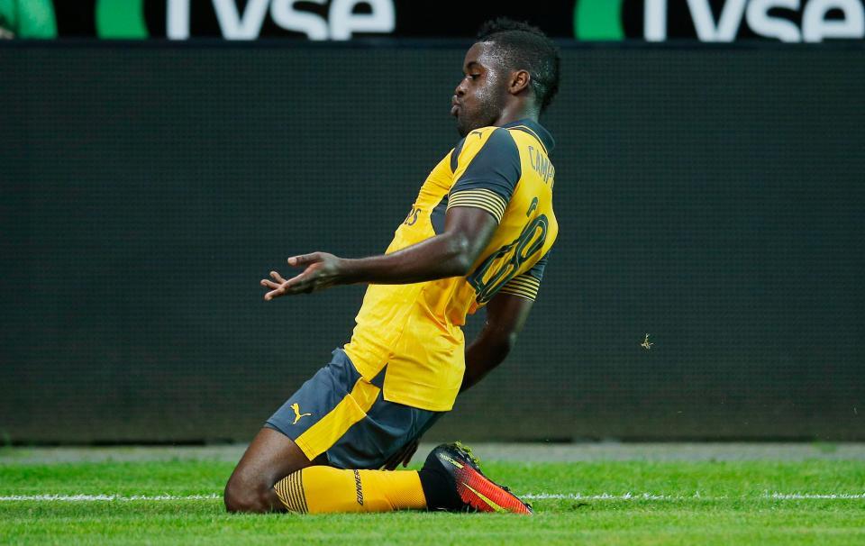  Joel Campbell failed to secure a spot in Arsene Wenger's plans