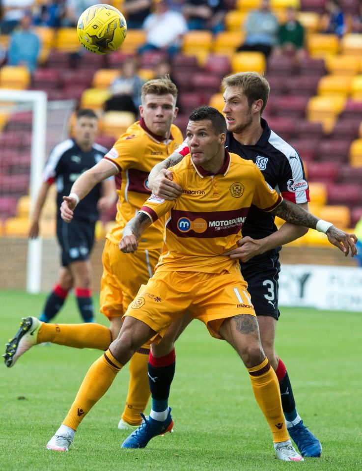  Johnson previously played for Motherwell