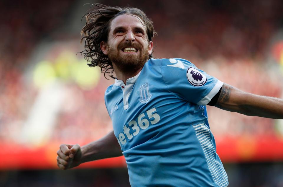  Joe Allen enjoyed a superb first season at Stoke in 2016-17