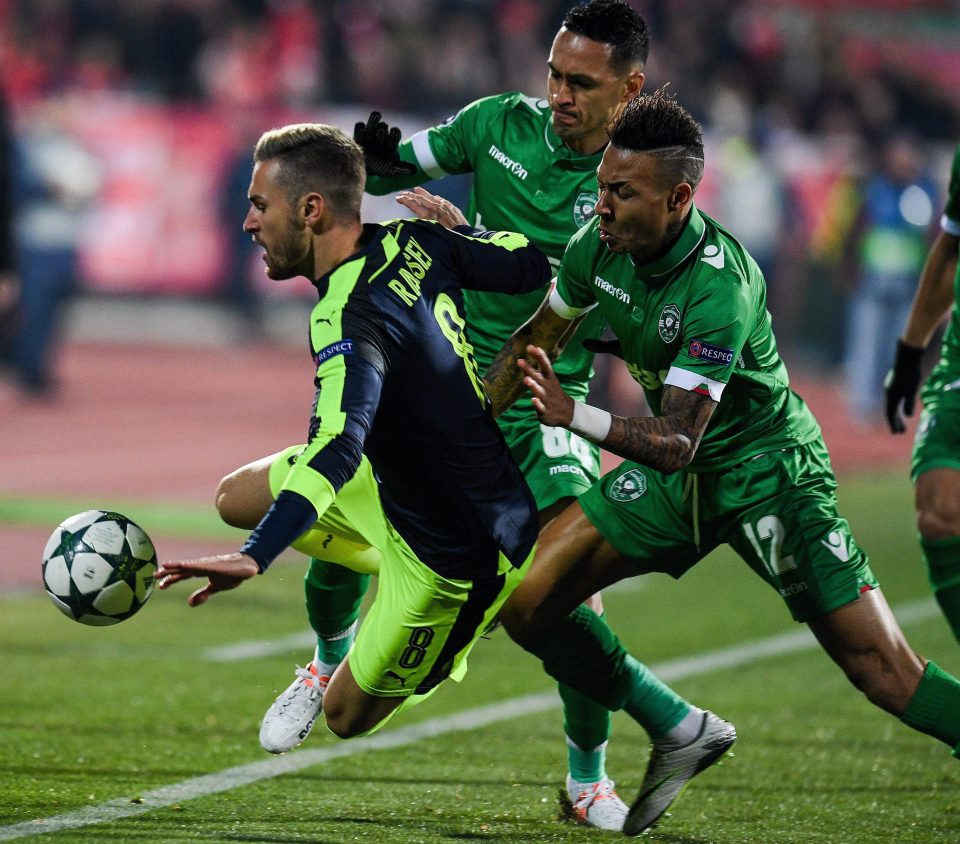  Ludogorets midfielder Anicet Abel has been monitored by Leicester and Nantes