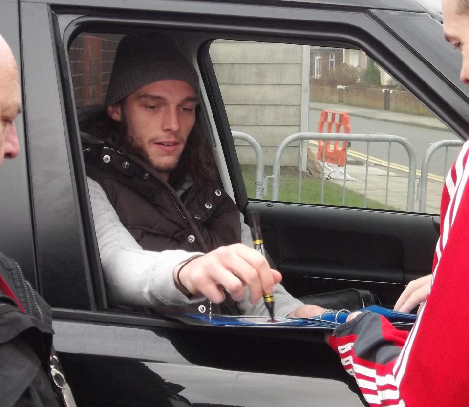  The England international drove back to West Ham's training ground while on the phone to police