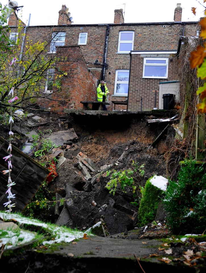  This sink hole appeared in a garden in Ripon in 2016