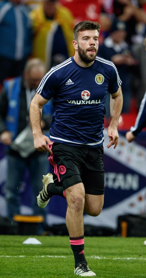  The Scotland international is preparing for a World Cup Qualifier against Lithuania on Friday