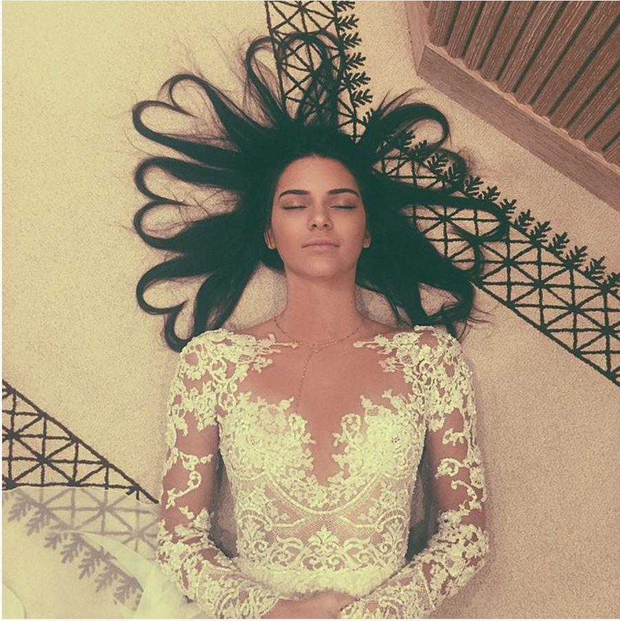  Creative pictures such as these have made Kendall Jenner an Instagram favourite