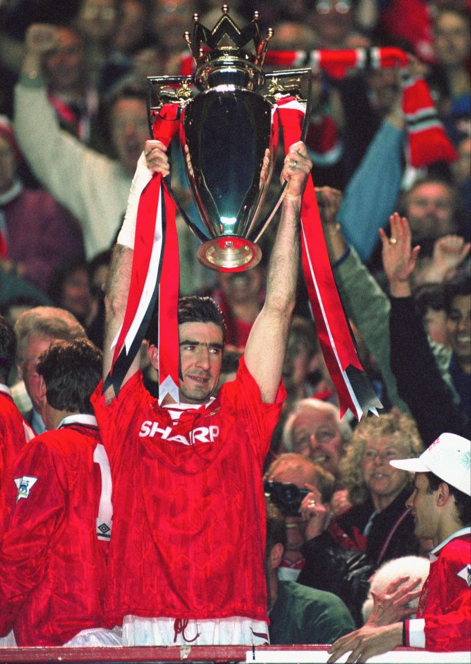  Eric Cantona proved an inspirational signing as he helped Man Utd to the title