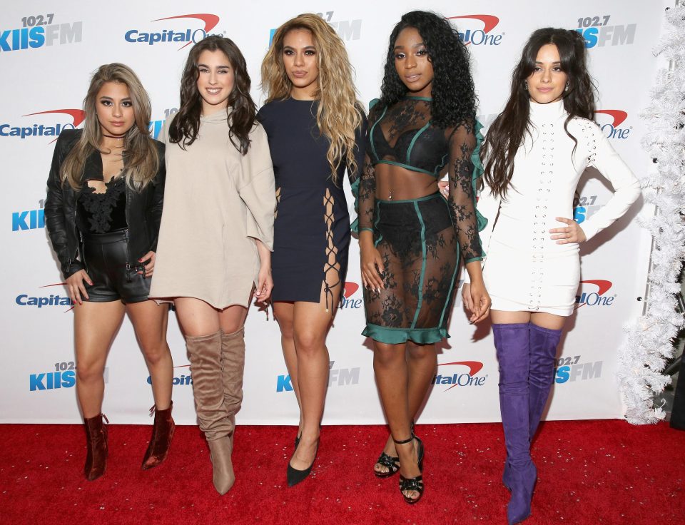  The original line-up of Fifth Harmony, from left to right, Ally Brooke, Lauren Jauregui, Dinah Jane, Normani Kordei and Camila Cabello