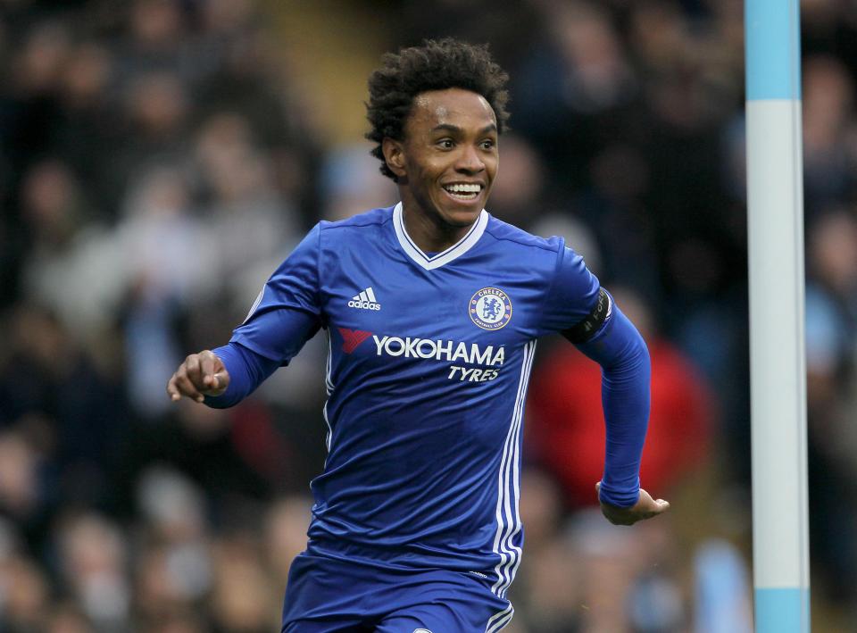  Willian joined the Blues for £30m in 2013