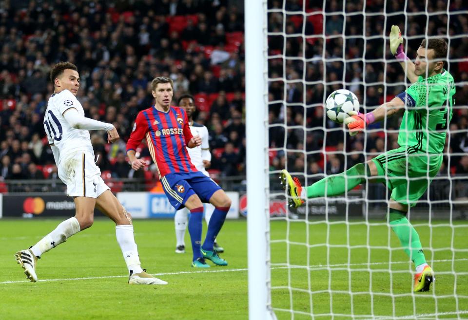  Tottenham's top scorer at Wembley is own goals... by some margin