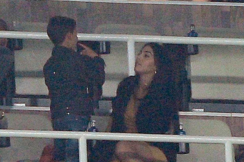  Rodriguez was spotted bonding with Cristiano Jr at a Real Madrid game