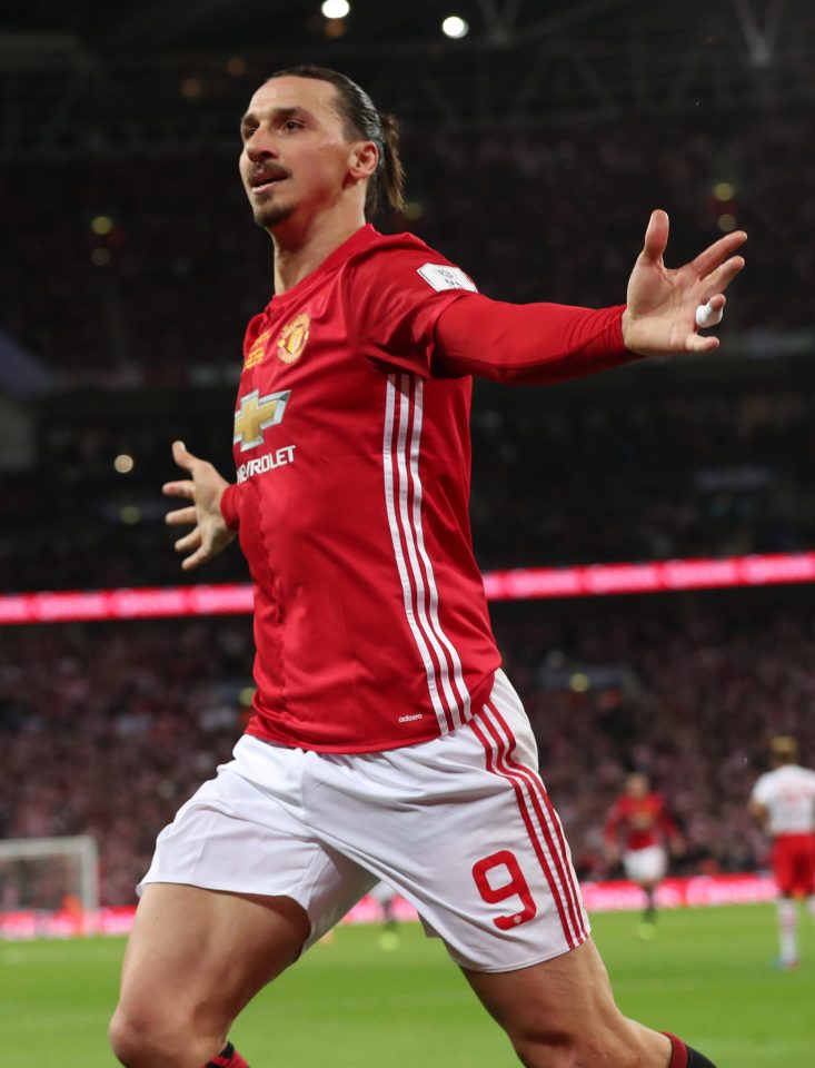  Zlatan Ibrahimovic proved himself to be influential for the Red Devils last season as he won the EFL Cup and Europa League