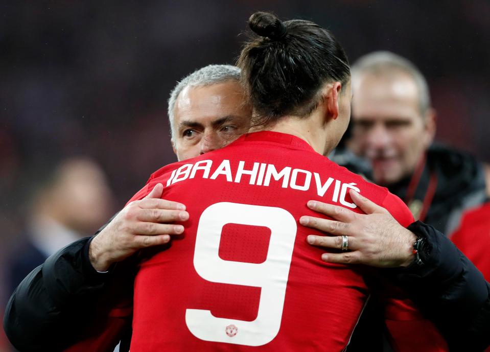  Jose Mourinho has been reunited with Zlatan Ibrahimovic at Old Trafford