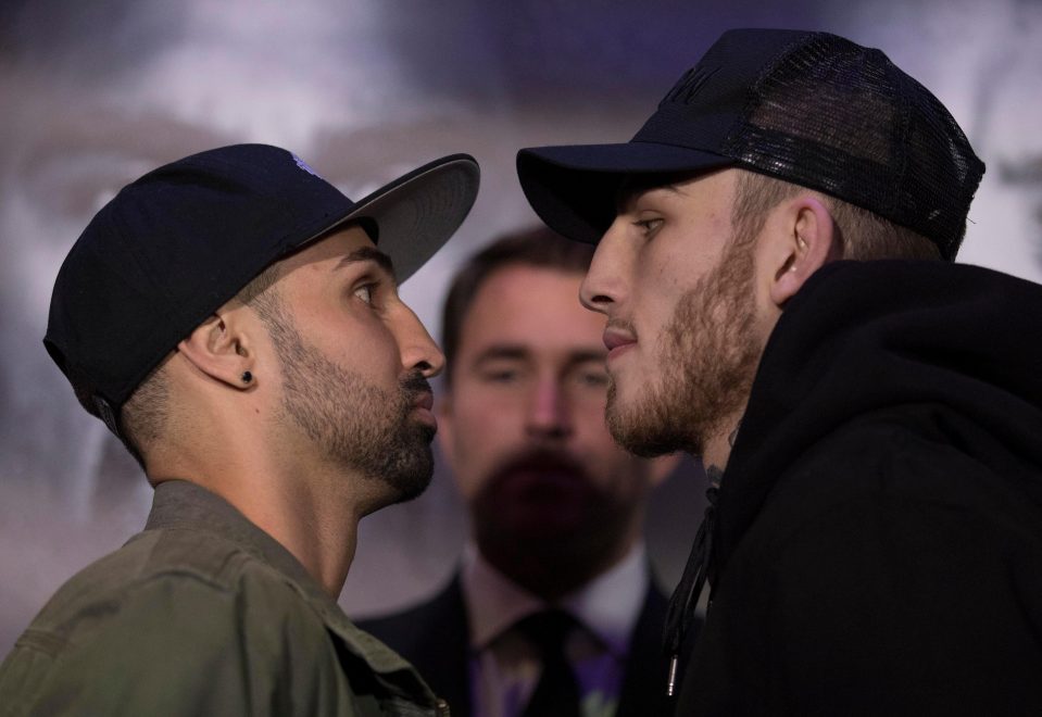  Paulie Malignaggi ahead of his fight against Sam Eggerton in March