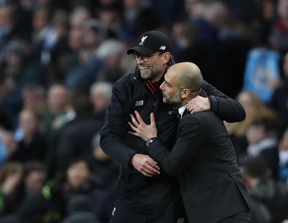  Jurgen Klopp believes City's attacking quality have instilled them as the favourites for the title