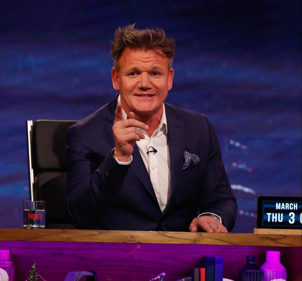  Gordon spent a week hosting ITV’s The Nightly Show