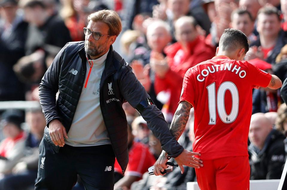  Jurgen Klopp is desperate to ensure Philippe Coutinho does not leave Liverpool