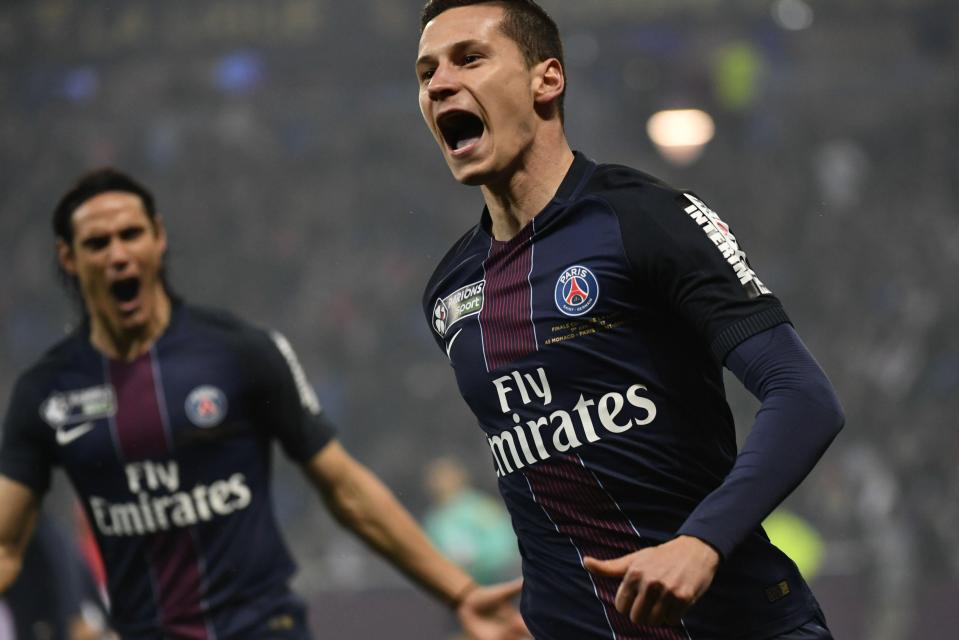  Julian Draxler had a strong start to his career at PSG but appears to have already fallen out of favour