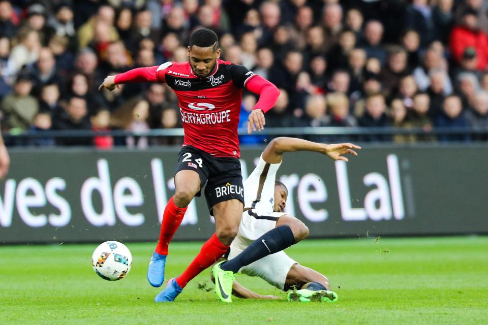  Guingamp's 21-year-old midfielder Marcus Coco