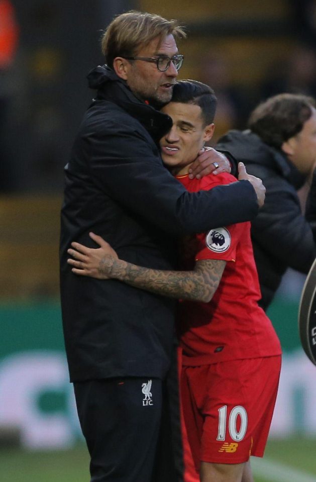  Jurgen Klopp refused to sell Philippe Coutinho to Barcelona this summer