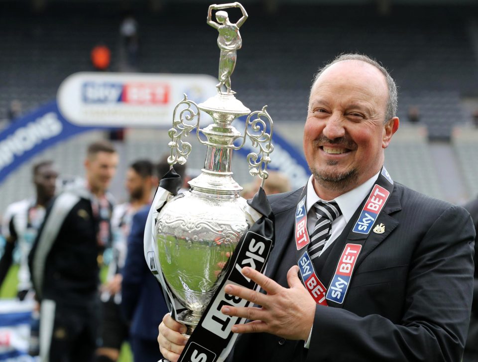  Rafa Benitez guided Newcastle to the Championship title last season but has now seen the club embroiled in a High Court case